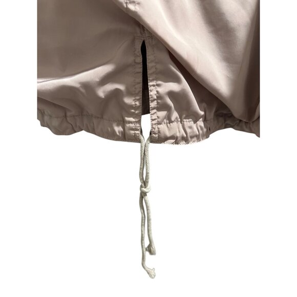 👗 2/$30Dusty Rose Lilac Hooded Windbreaker Jacket With Drawstring Hem & Pockets - Picture 6 of 11